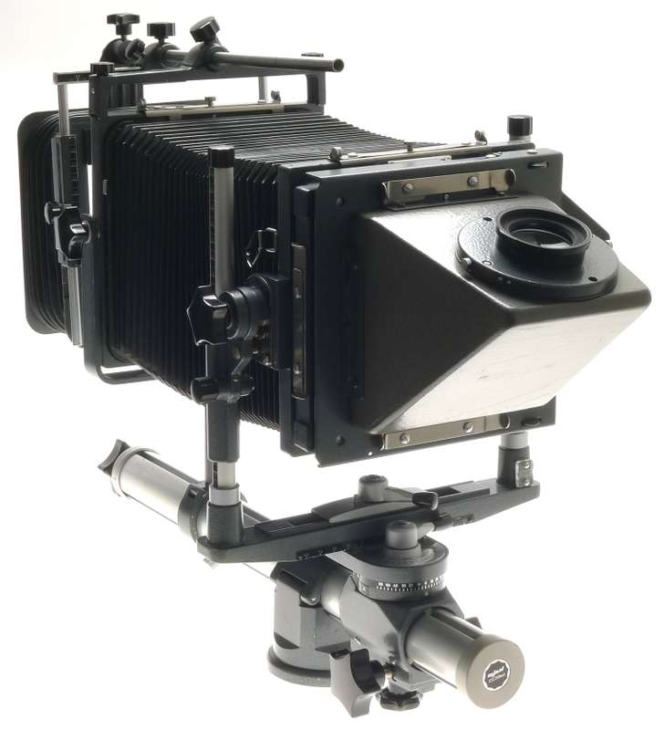 PLAUBEL 4x5 MEDIUM FORMAT FIELD CAMERA MONORAIL COMPENDIUM VIEWFINDER SHIFT TILT