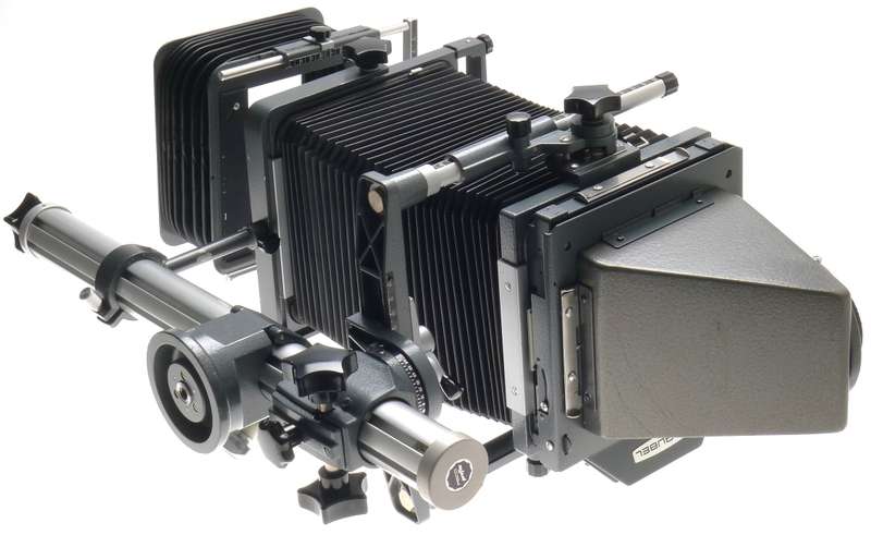 PLAUBEL 4x5 MEDIUM FORMAT FIELD CAMERA MONORAIL COMPENDIUM VIEWFINDER SHIFT TILT