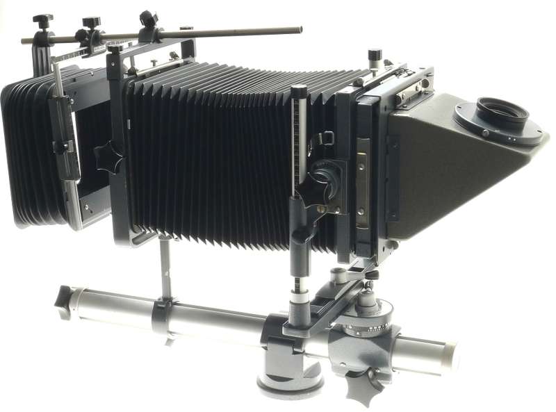 PLAUBEL 4x5 MEDIUM FORMAT FIELD CAMERA MONORAIL COMPENDIUM VIEWFINDER SHIFT TILT