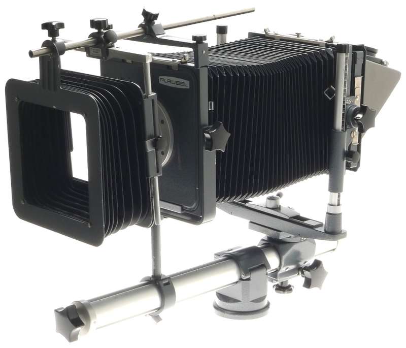PLAUBEL 4x5 MEDIUM FORMAT FIELD CAMERA MONORAIL COMPENDIUM VIEWFINDER SHIFT TILT