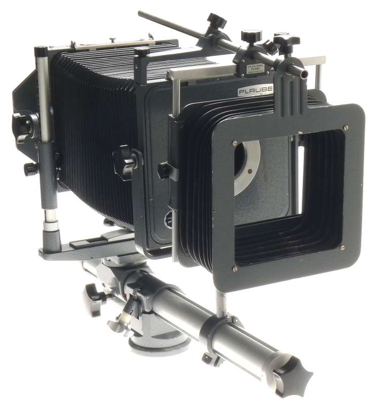 PLAUBEL 4x5 MEDIUM FORMAT FIELD CAMERA MONORAIL COMPENDIUM VIEWFINDER SHIFT TILT