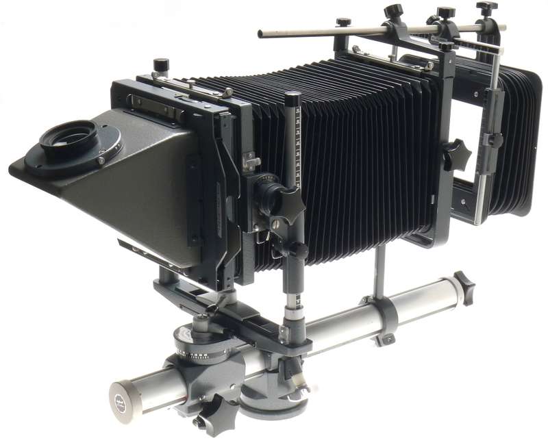 PLAUBEL 4x5 MEDIUM FORMAT FIELD CAMERA MONORAIL COMPENDIUM VIEWFINDER SHIFT TILT