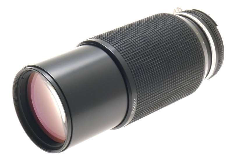 AI-S NIKON ZOOM-NIKKOR 80-200mm 1:4 SLR CAMERA LENS HN-23 LENS HOOD CAPS PERFECT
