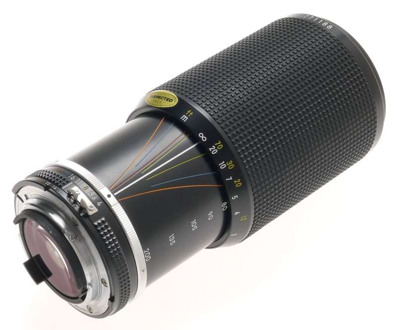 AI-S NIKON ZOOM-NIKKOR 80-200mm 1:4 SLR CAMERA LENS HN-23 LENS HOOD CAPS PERFECT
