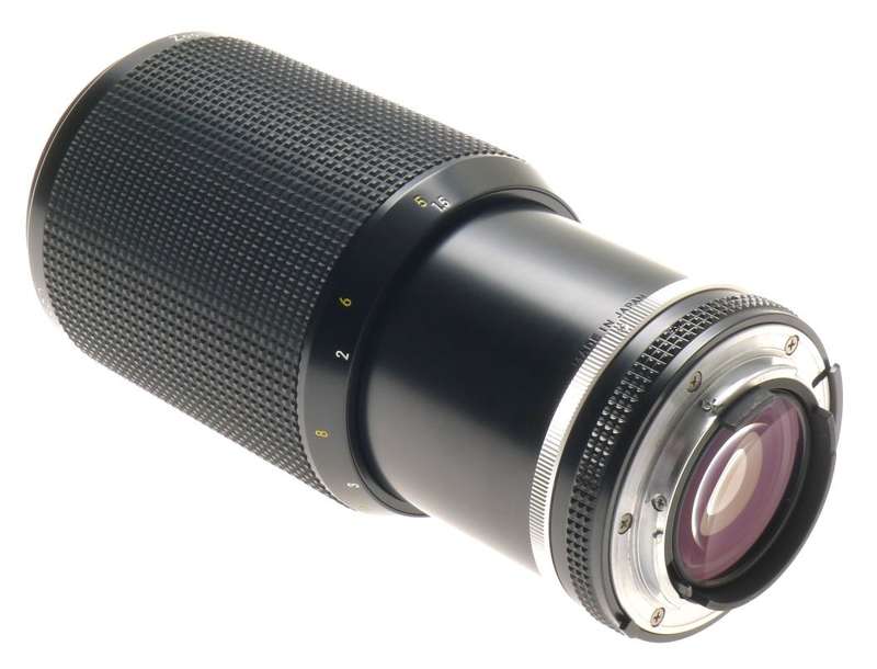 AI-S NIKON ZOOM-NIKKOR 80-200mm 1:4 SLR CAMERA LENS HN-23 LENS HOOD CAPS PERFECT