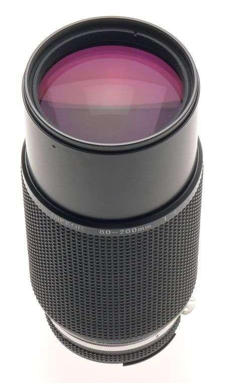 AI-S NIKON ZOOM-NIKKOR 80-200mm 1:4 SLR CAMERA LENS HN-23 LENS HOOD CAPS PERFECT