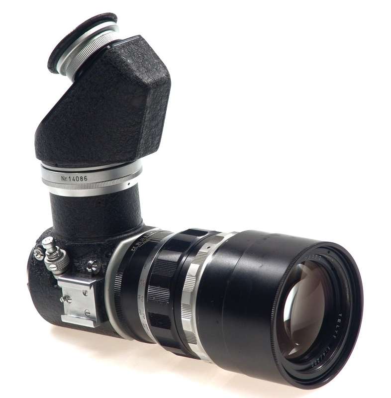 LEICA VISOFLEX TELYT 1:4/200mm f=200mm CAP CASE RARE NR