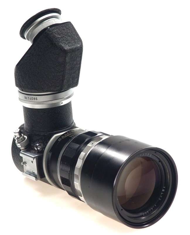 LEICA VISOFLEX TELYT 1:4/200mm f=200mm CAP CASE RARE NR