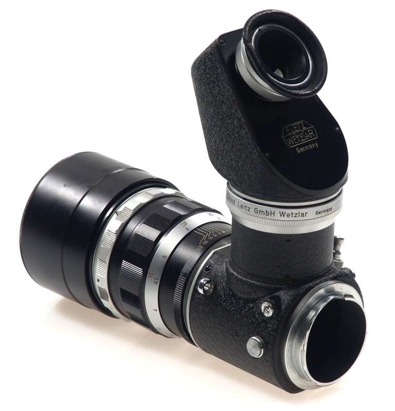 LEICA VISOFLEX TELYT 1:4/200mm f=200mm CAP CASE RARE NR