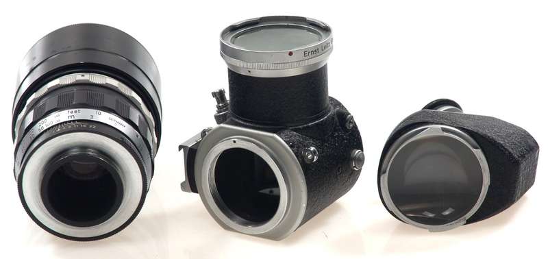 LEICA VISOFLEX TELYT 1:4/200mm f=200mm CAP CASE RARE NR