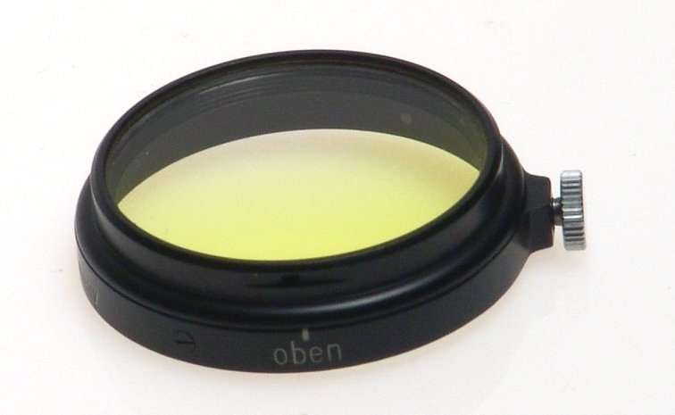 LEITZ WETZLAR Gb YELLOW GRADED FILTER RARE CASED NR