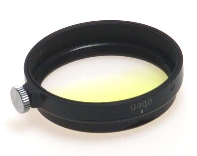 LEITZ WETZLAR Gb YELLOW GRADED FILTER RARE CASED NR
