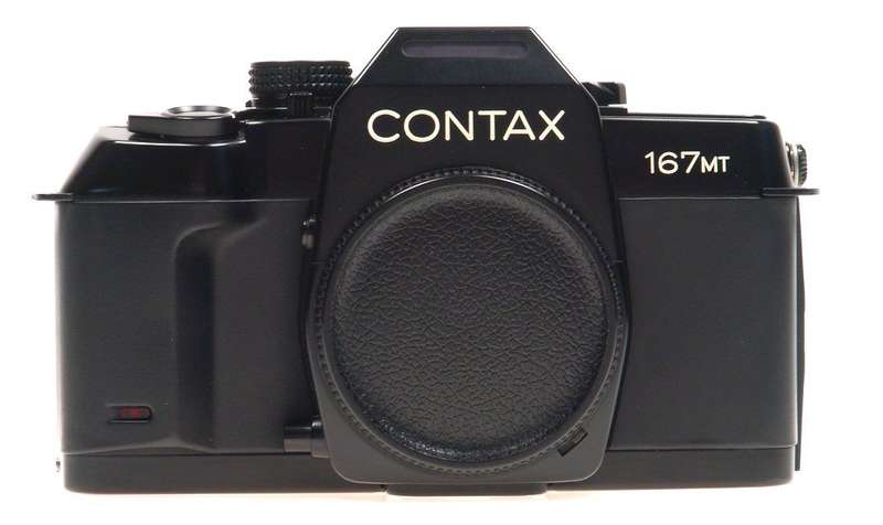 ZEISS CONTAX 167 MT BLACK 35mm CAMERA BODY PAPERS MINT