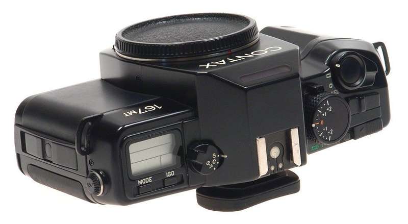 ZEISS CONTAX 167 MT BLACK 35mm CAMERA BODY PAPERS MINT