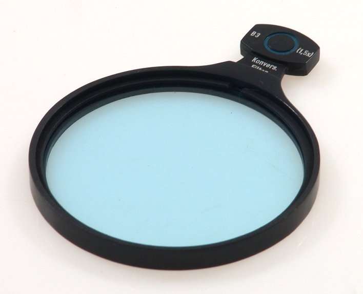 LINHOF CAMERA NEW SLIP IN LENS FILTER BLUE 51mm BOXED