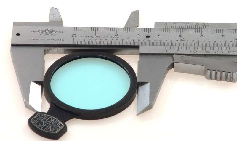 LINHOF 42mm SLIP IN CAMERA LENS FILTER BLUE MINT NR