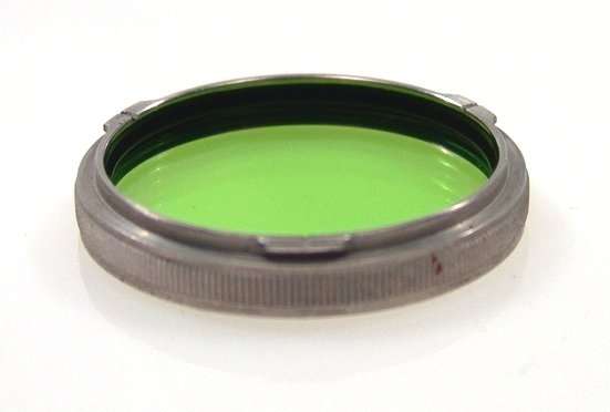 HELLGRUN TLR ROLLEIFLEX FILTER GREEN RII -1 CASE ROLLEI