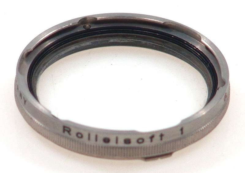 ROLLEISOFT 1 ROLLEIFLEX TLR CAMERA LENS FILTER CASE BOX