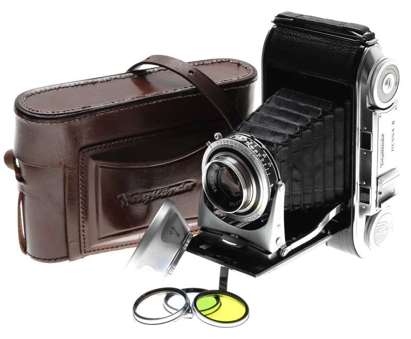 VOIGTLANDER BESSA II APO-LANTHAR 105mm f4.5 RARE CAMERA 4.5/105 CASE HOOD FILTER