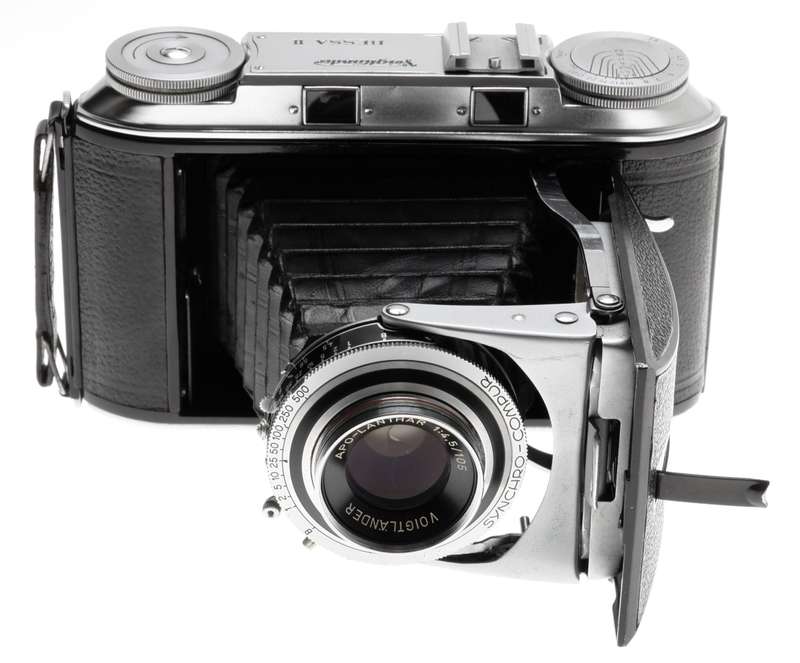 VOIGTLANDER BESSA II APO-LANTHAR 105mm f4.5 RARE CAMERA 4.5/105 CASE HOOD FILTER