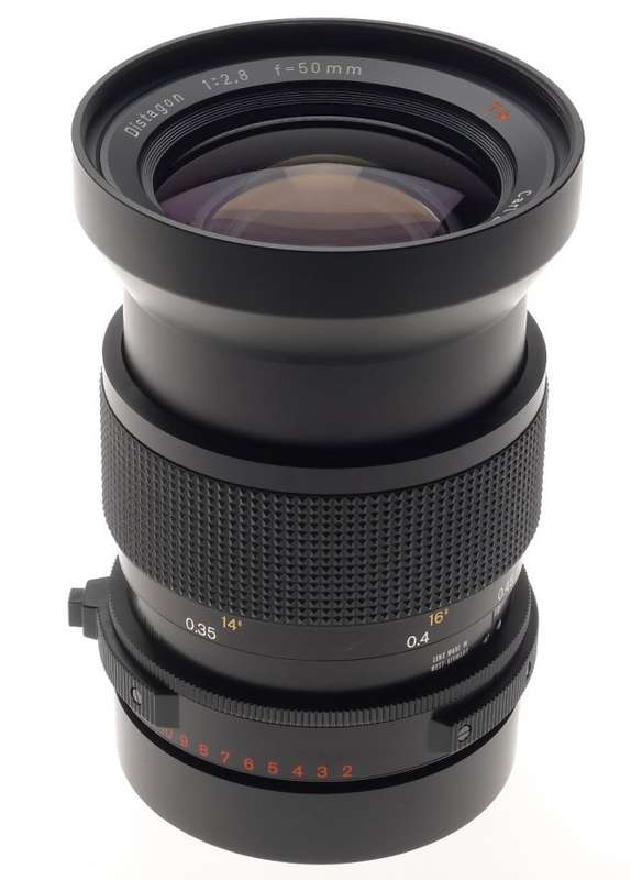 HASSELBLAD 2000FC LENS DISTAGON 2.8/50mm F f=50mm T* ZEISS CAPS HOOD FILTER MINT