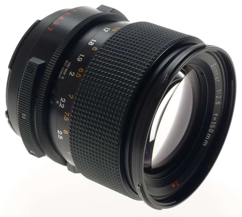 HASSELBLAD LENS SONNAR 2.8/150mm F f=150mm T* ZEISS CAPS MINT FITS 2000FC SHARP