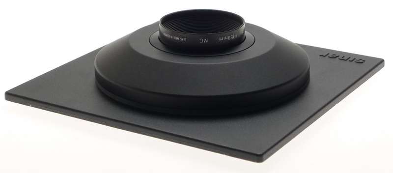 SINAR LENS BOARD RODENSTOCK APO-RONAR 1:9 f=150mm MC 4x5 CAMERA LENS 1:9/150mm