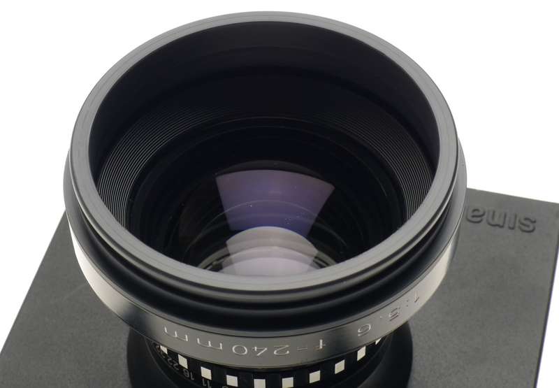 SINAR SIRONAR 5.6 f=240mm RODENSTOCK CAMERA 4x5 IN LENS BOARD 5.6/240mm SHARP NR