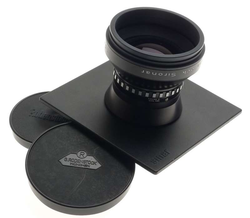 SINAR SIRONAR 5.6 f=240mm RODENSTOCK CAMERA 4x5 IN LENS BOARD 5.6/240mm SHARP NR