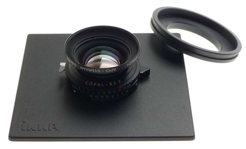 SCHNEIDER APO-SYMMAR 5.6 f=150mm LENS COPAL No.0 SHUTTER INKA BOARD 5.6/150 MINT