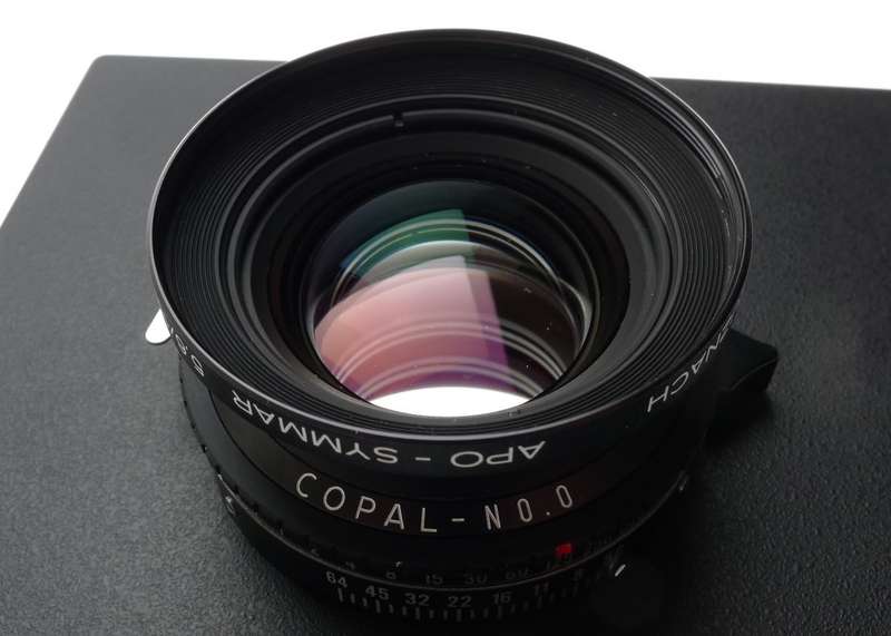 SCHNEIDER APO-SYMMAR 5.6 f=150mm LENS COPAL No.0 SHUTTER INKA BOARD 5.6/150 MINT
