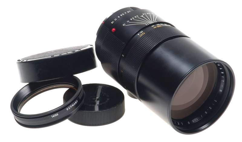 ELMARIT-R LEICA 2.8/180 CAMERA LENS CAPS VIII CLOSE UP