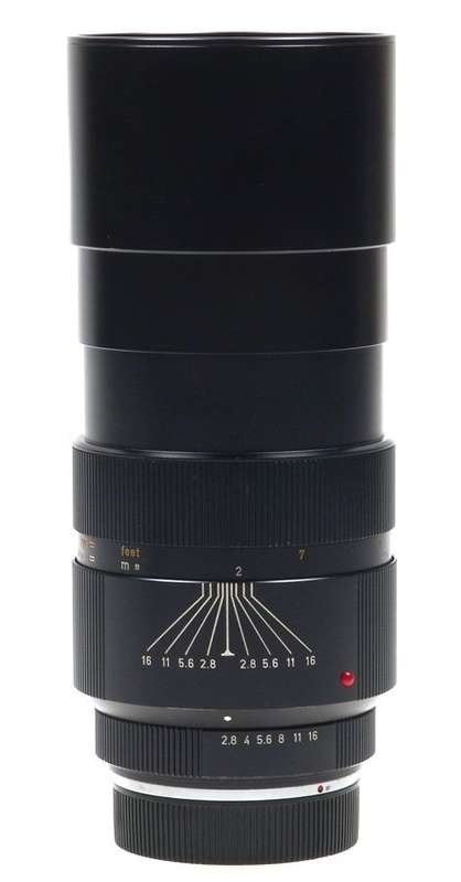 ELMARIT-R LEICA 2.8/180 CAMERA LENS CAPS VIII CLOSE UP