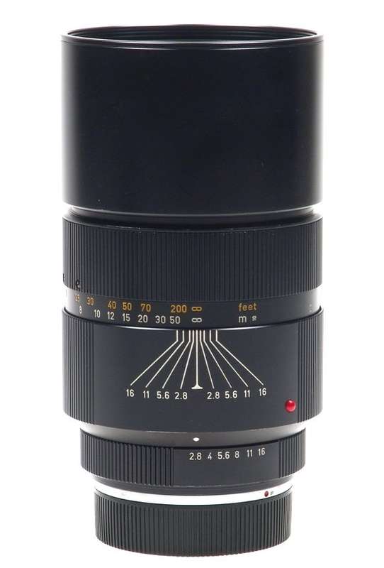 ELMARIT-R LEICA 2.8/180 CAMERA LENS CAPS VIII CLOSE UP