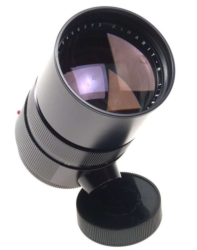 ELMARIT-R LEICA 2.8/180 CAMERA LENS CAPS VIII CLOSE UP