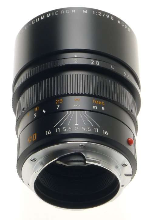 APO-SUMMICRON-M 1:2/90 mm ASPH. 6-Bit MINT 11884 M9 MONOCHROME f=90mm LEICA LENS