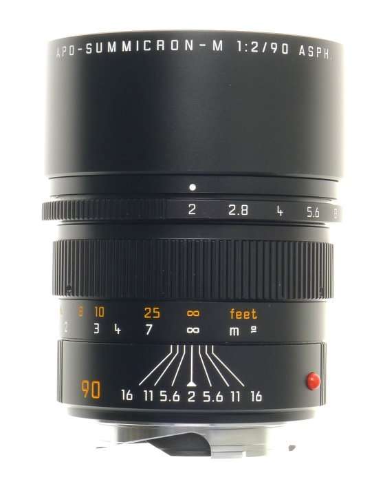 APO-SUMMICRON-M 1:2/90 mm ASPH. 6-Bit MINT 11884 M9 MONOCHROME f=90mm LEICA LENS
