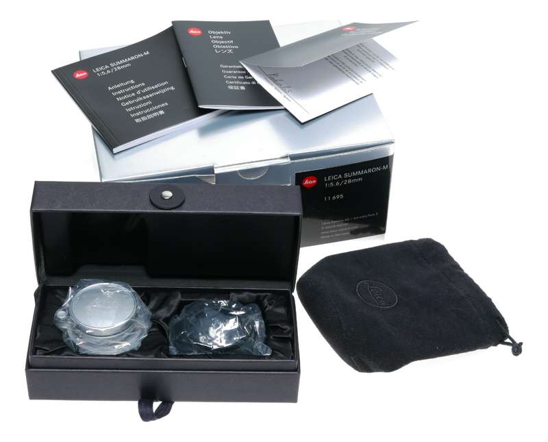 Leica Summaron-M 28 f/5.6 silver chrome finish 11695 LNIB 5.6/28