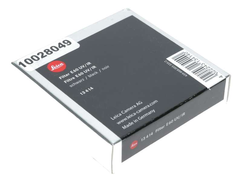 Leica Filter E60 UV/IR filtre black 13414 Germany Boxed MINT