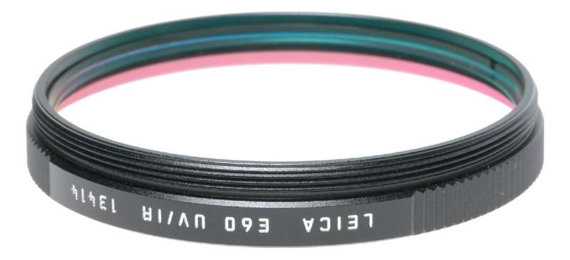 Leica Filter E60 UV/IR filtre black 13414 Germany Boxed MINT