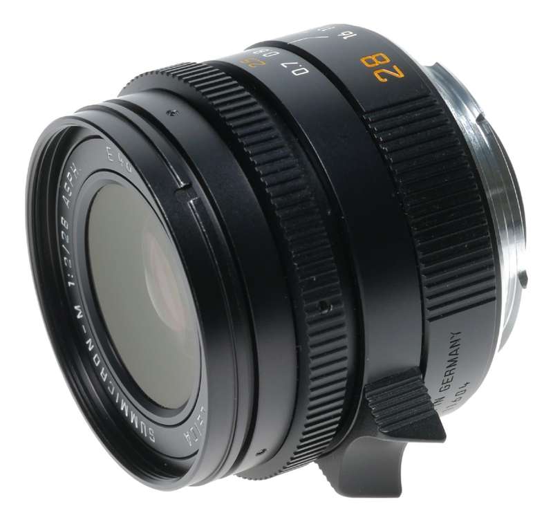 Leica Summicron-M 28 f/2 ASPH. Black 2/28mm f2 6-Bit Lens 11604 M10