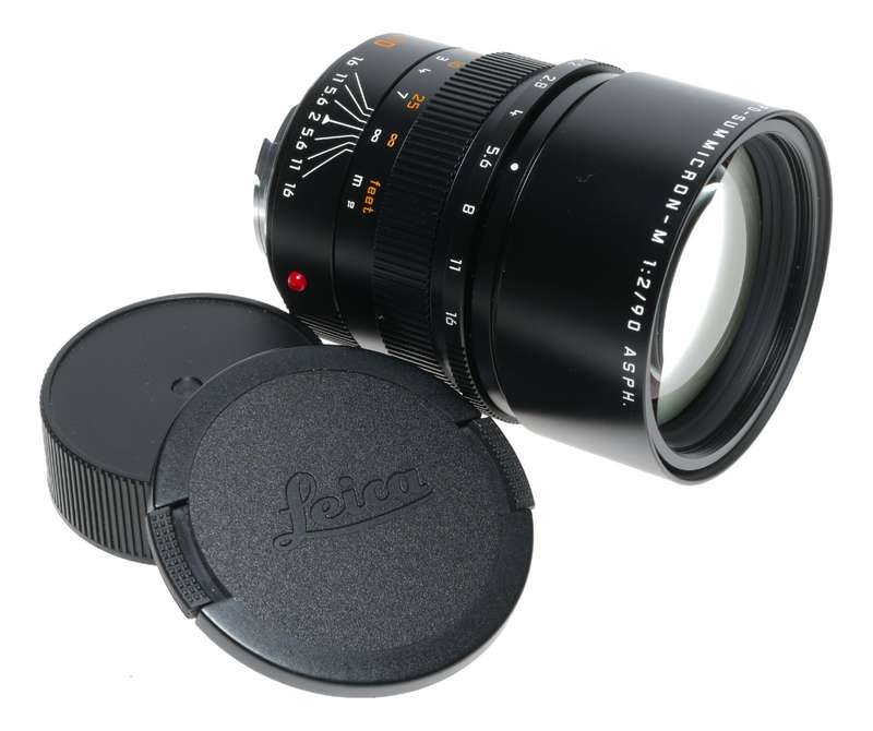 Leica Apo-Summicron-M 1:2/90mm ASPH. Box Mint 6-bit black LNIB f90 lens