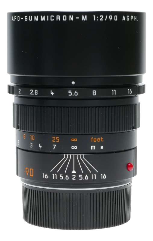 Leica Apo-Summicron-M 1:2/90mm ASPH. Box Mint 6-bit black LNIB f90 lens