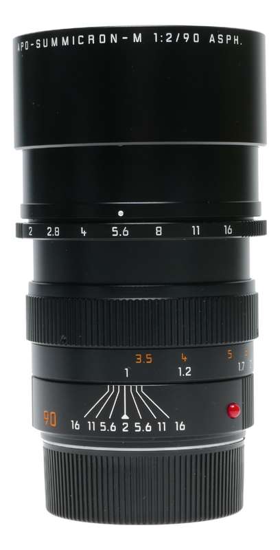 Leica Apo-Summicron-M 1:2/90mm ASPH. Box Mint 6-bit black LNIB f90 lens