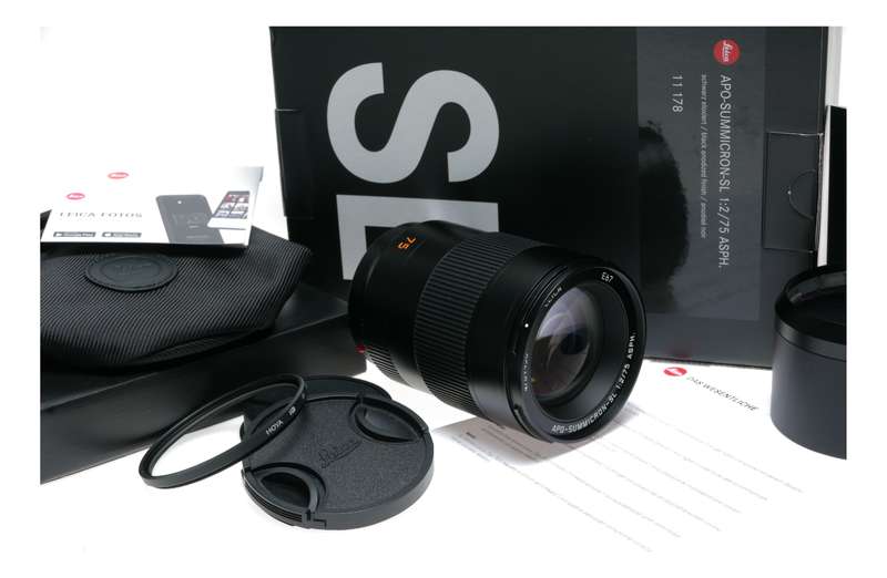 Leica APO-Summicron-SL 75mm f/2 ASPH. Lens for SL, TL, L-Mount 11178 MINT
