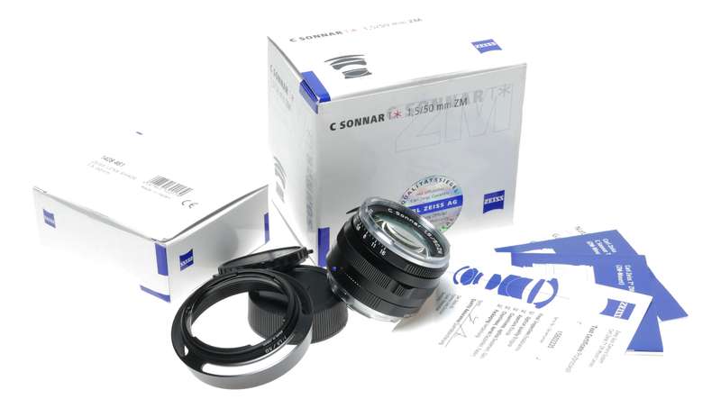 C Sonnar T 1.5/50 mm ZM Zeiss lens with Leica M mount f1.5 fast