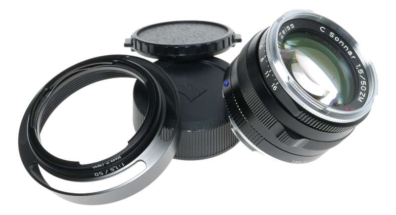 C Sonnar T 1.5/50 mm ZM Zeiss lens with Leica M mount f1.5 fast