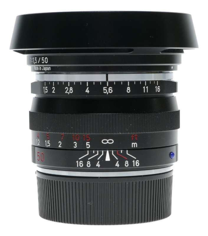C Sonnar T 1.5/50 mm ZM Zeiss lens with Leica M mount f1.5 fast