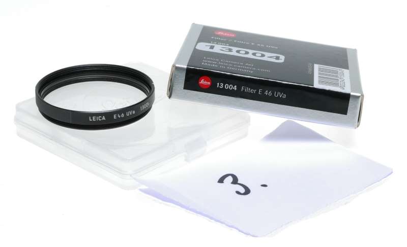 Leica Filter E46 Uva 13004 box Filtre 46mm item 3