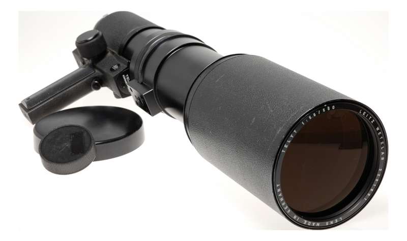 Telyt 1:5.6/560mm Leitz f/5.6 Leica tele lens f=560mm Televit pistol grip
